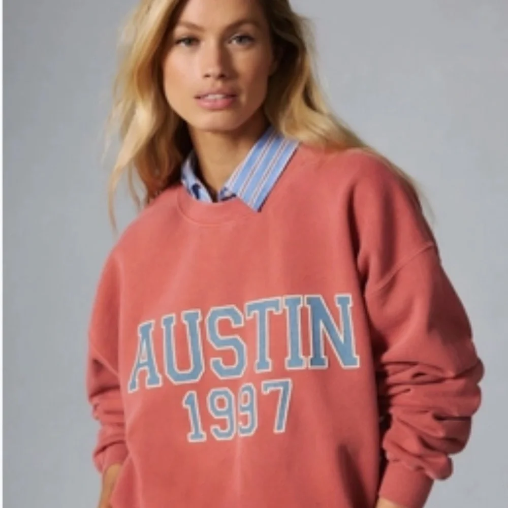 Anthropologie Coral Austin 1997 Sweater - Picture 1 of 3